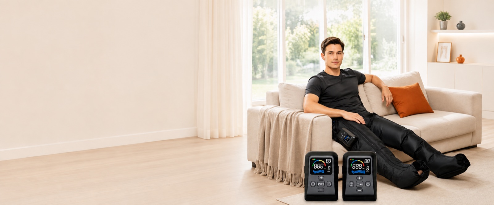 Leg air compression equipment