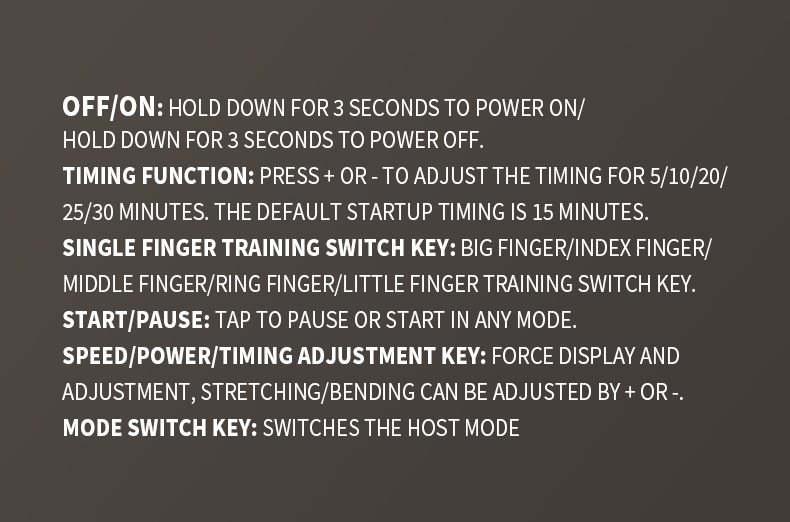 ML-113 Finger Training System product details