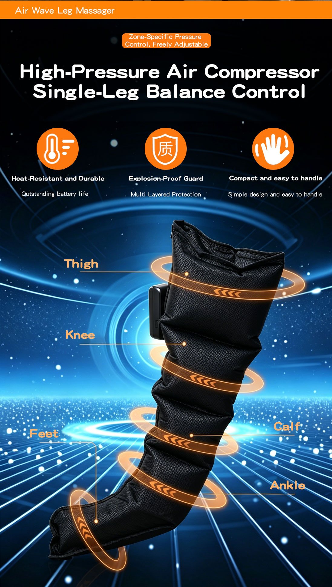 ML-371 ProMax Leg Air Compression System product details