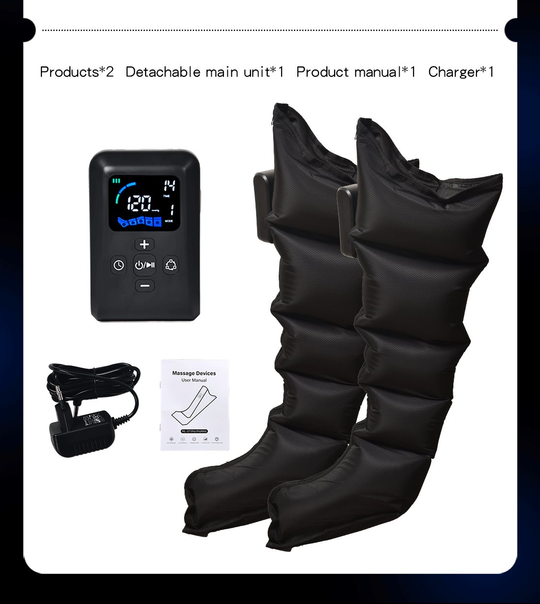ML-371 ProMax Leg Air Compression System product details